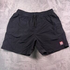 66 Degrees North Iceland Straumur Swim Trunks Men's L Black Mesh Lined Shorts